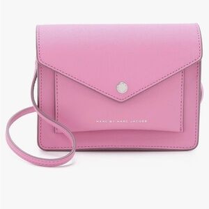 Marc by Marc Jacobs Saffiano Pink Crossbody Bag